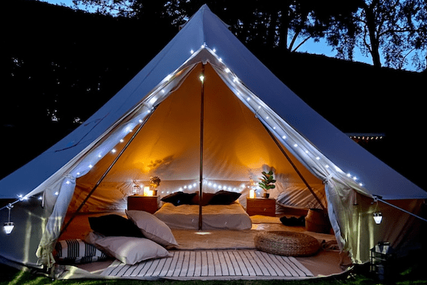The Date Night 4 Metre Bell Tent - just for two