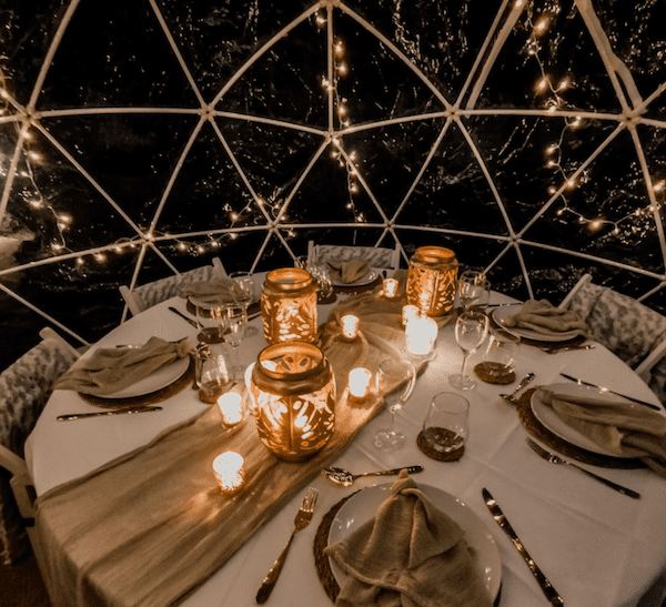 Dining Igloo for Celebrating Those Special Occasions