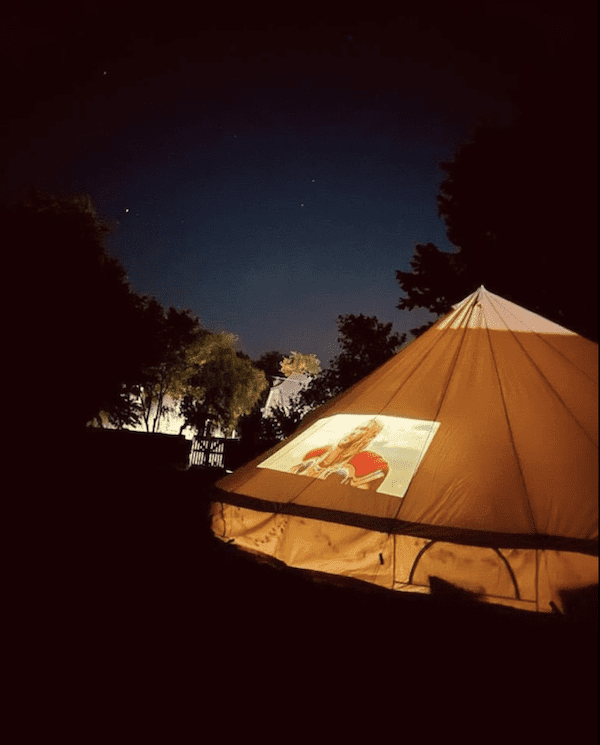 Bell Tent Cinema for a Unique Cinema Experience