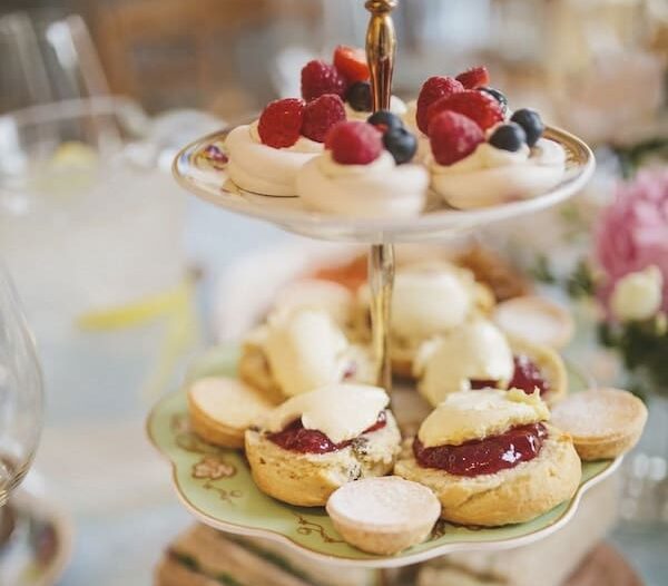 Handcrafted Afternoon Tea Served on Vintage & Antique China